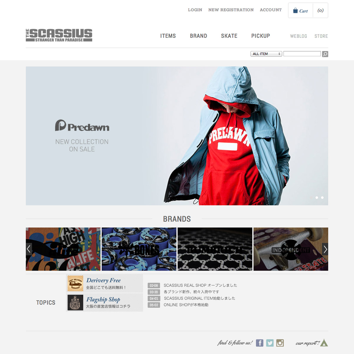 SCASSIUS STORE | ROW・路生