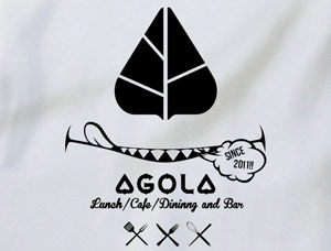 STAFF T-Shirtsdesign ＋ printing(silk screen) / CLIENT : AGOLA / works by Konishi Takuya